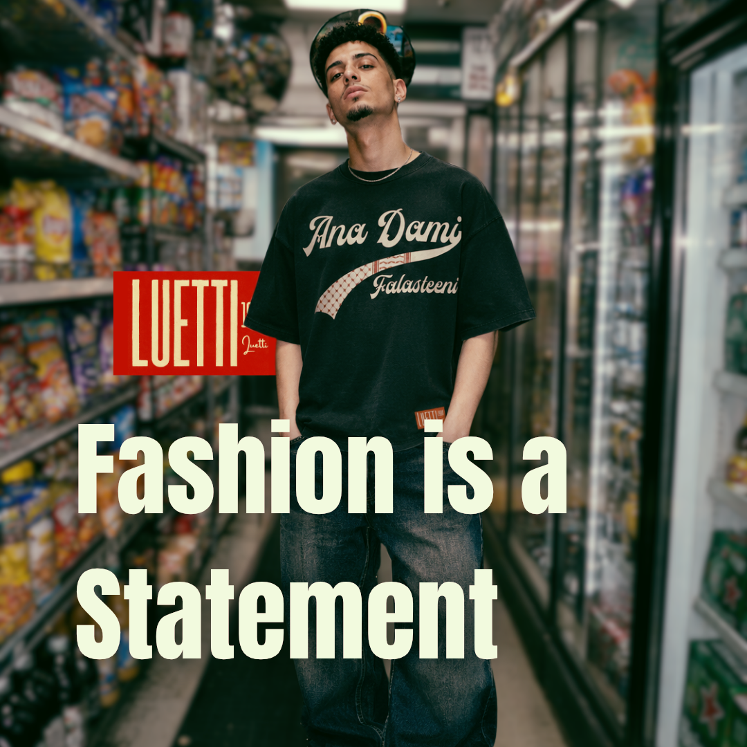 "Ana Dami Falasteeni" Palestinian Athletic Script Raw Hem Oversized Faded T-shirt