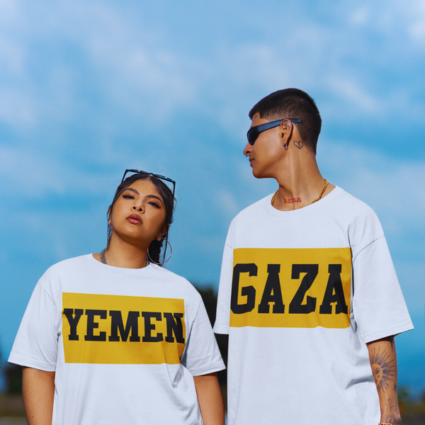 GAZA - YEMEN Boxy Oversized T-shirt