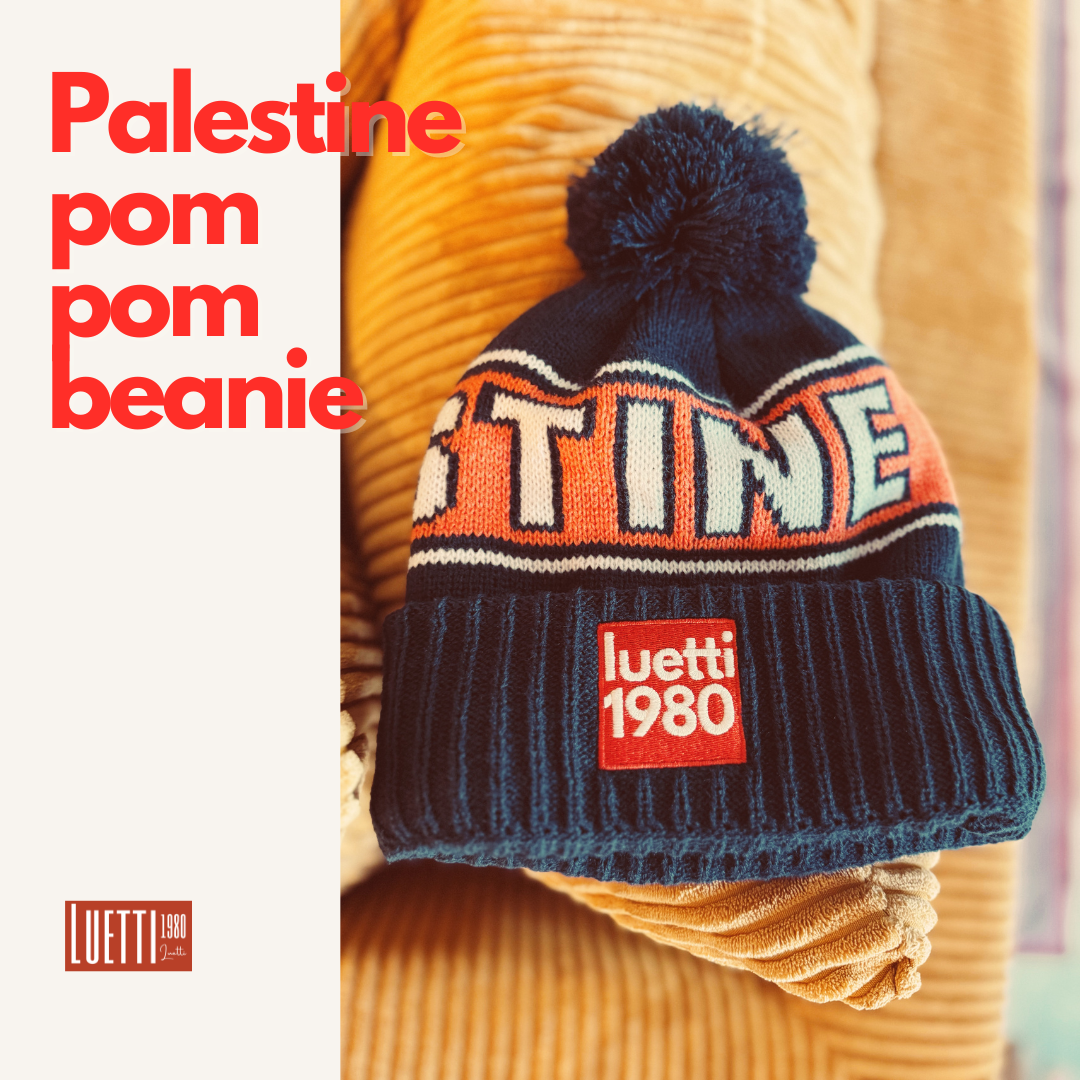 Palestine Pom Pom Beanie Chicago Bears Style