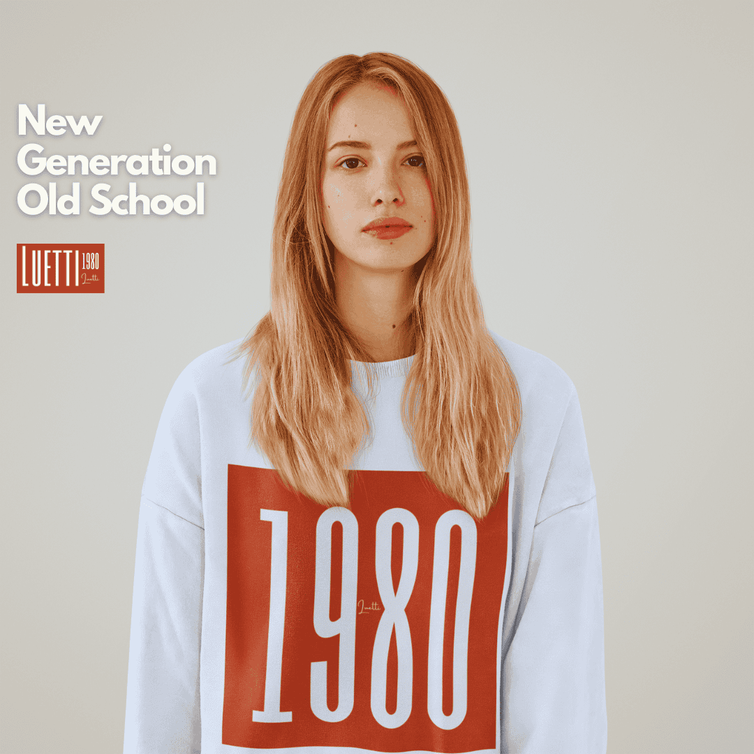 1980 Drop Shoulders Unisex Sweatshirt