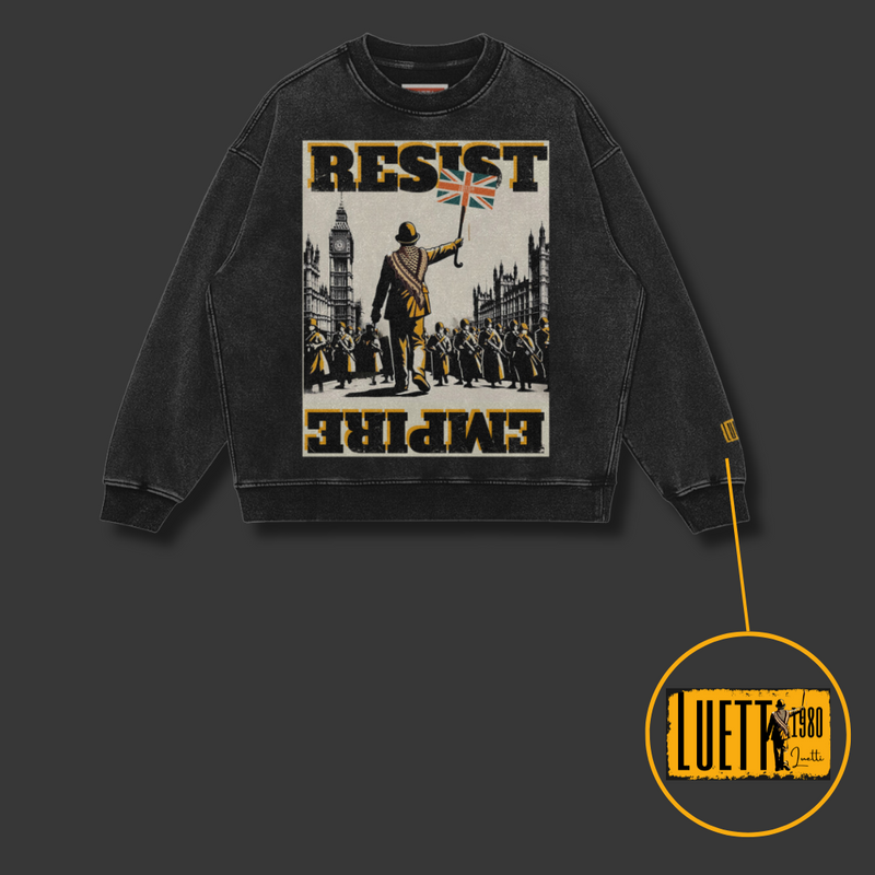 Resist Empire - UK Edition - Oversized Washed Sweatshirt