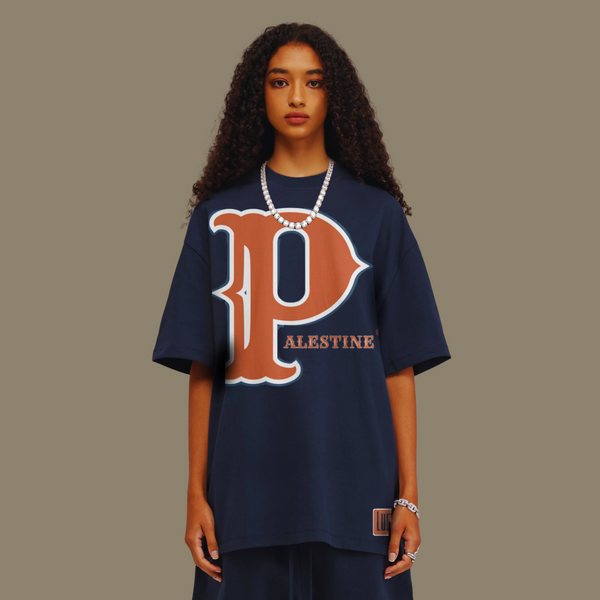 Palestine Chicago Bears Style Oversized T-shirt