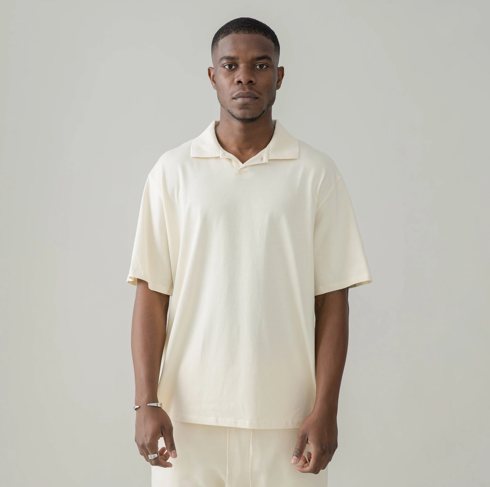 Oversized Polo [Beige]