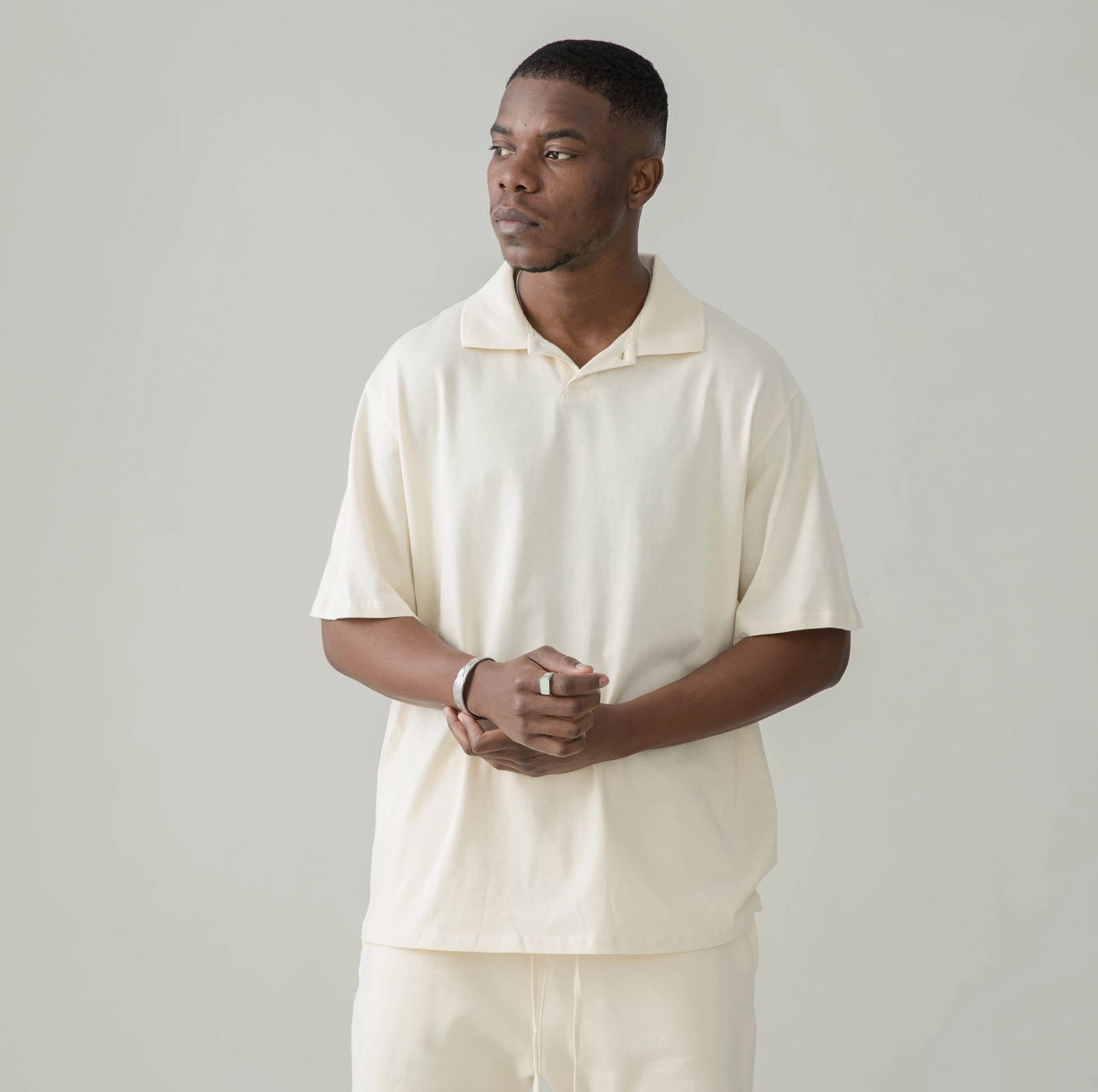 Oversized Polo [Beige]