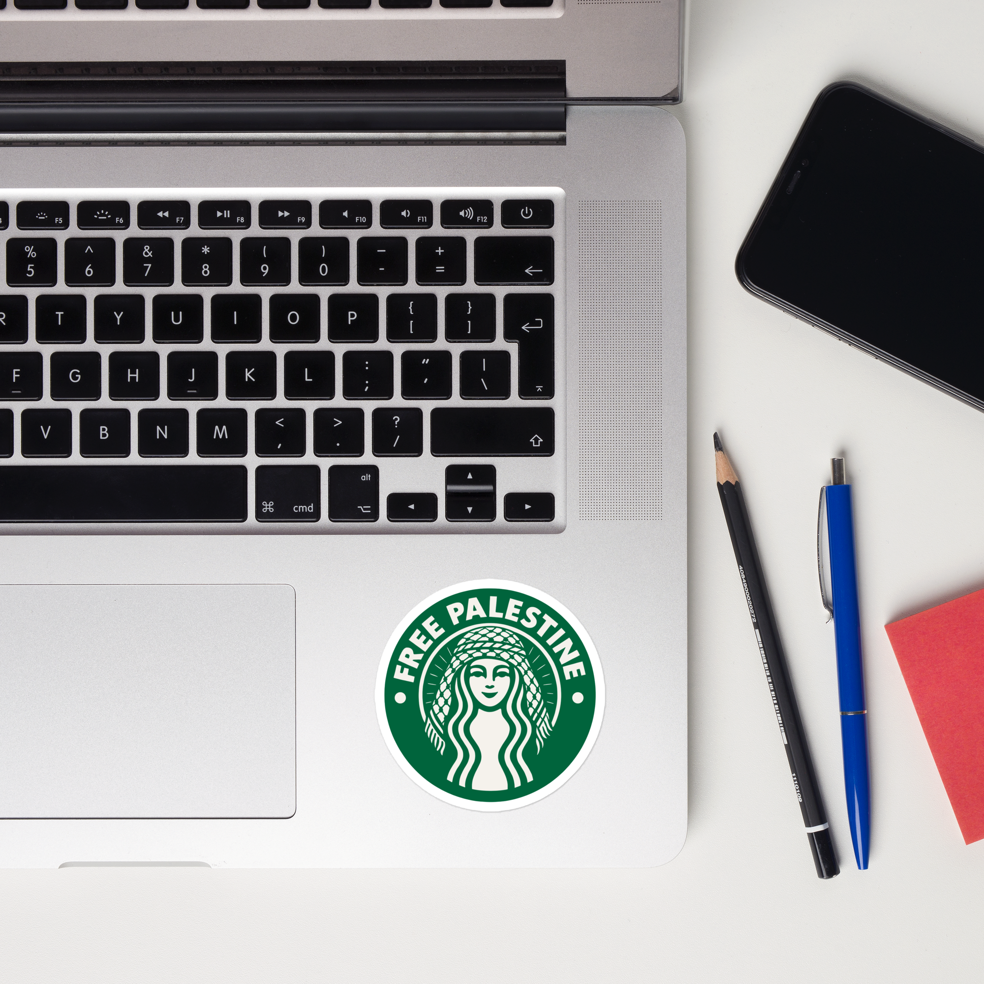 Not Starbucks Bubble-free 3" Sticker
