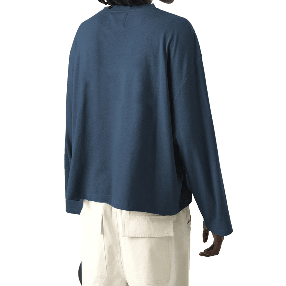 Make Humanity Care Again Unisex Cropped Long Sleeve T-shirt