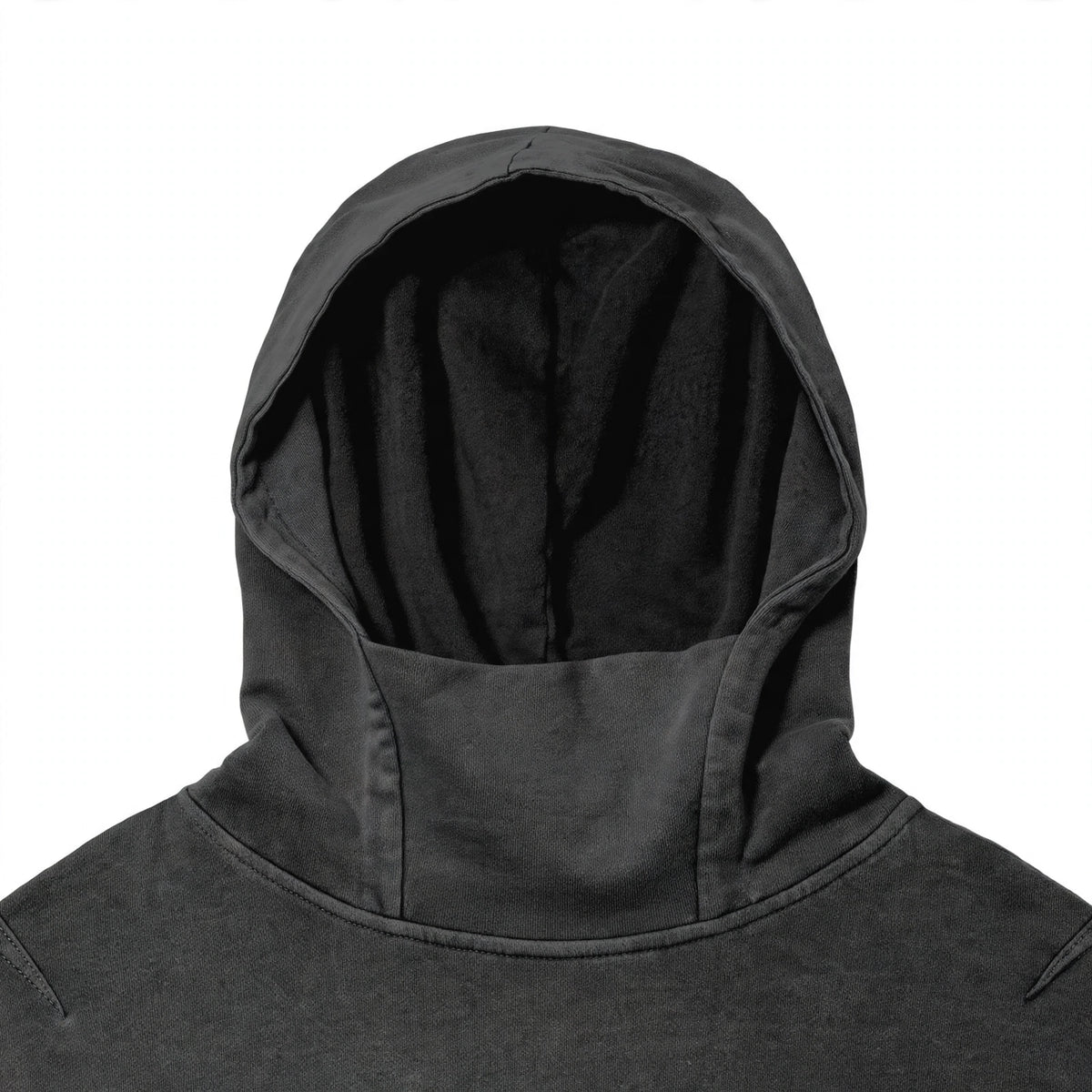 West Bank Snow Washed Slit Sides Thumbholes Hoodie