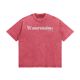 Watermelon SUPER Oversized Snow Washed Tee