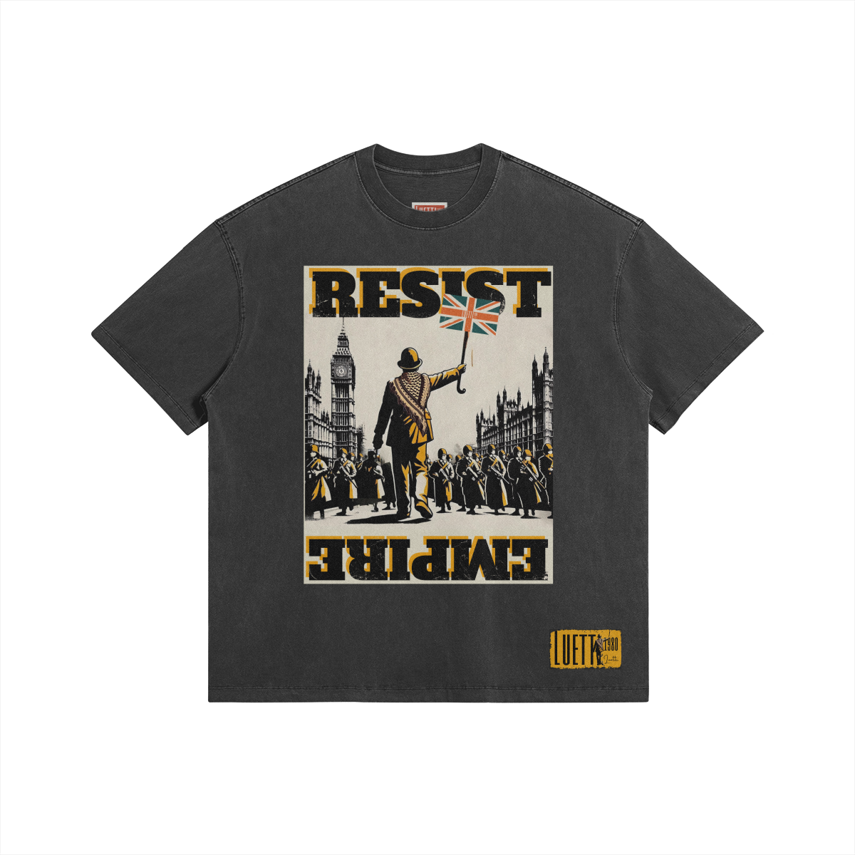 Resist Empire - UK Edition - Oversized Washed T-shirt