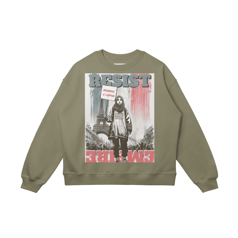 Resist Empire - France Edition Drop Shoulders Sweatshirt - 6 Colors Available