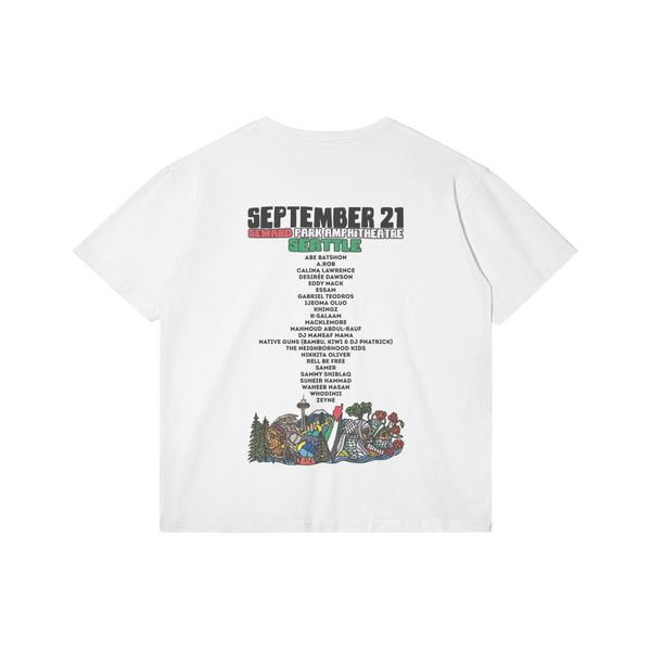 Palestine Will Live Forever Festival Official T-shirt