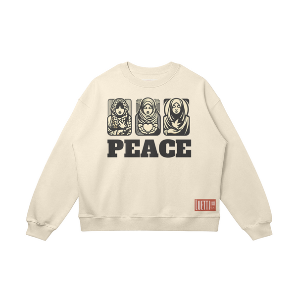 Peace Drop Shoulders Sweatshirt