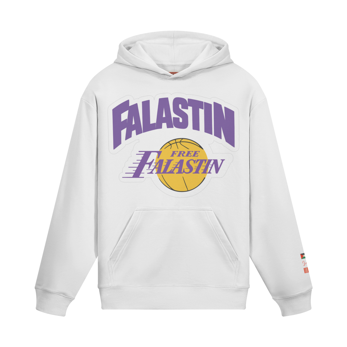 LA Lakers Logo Inspired Free Falastin Hoodie