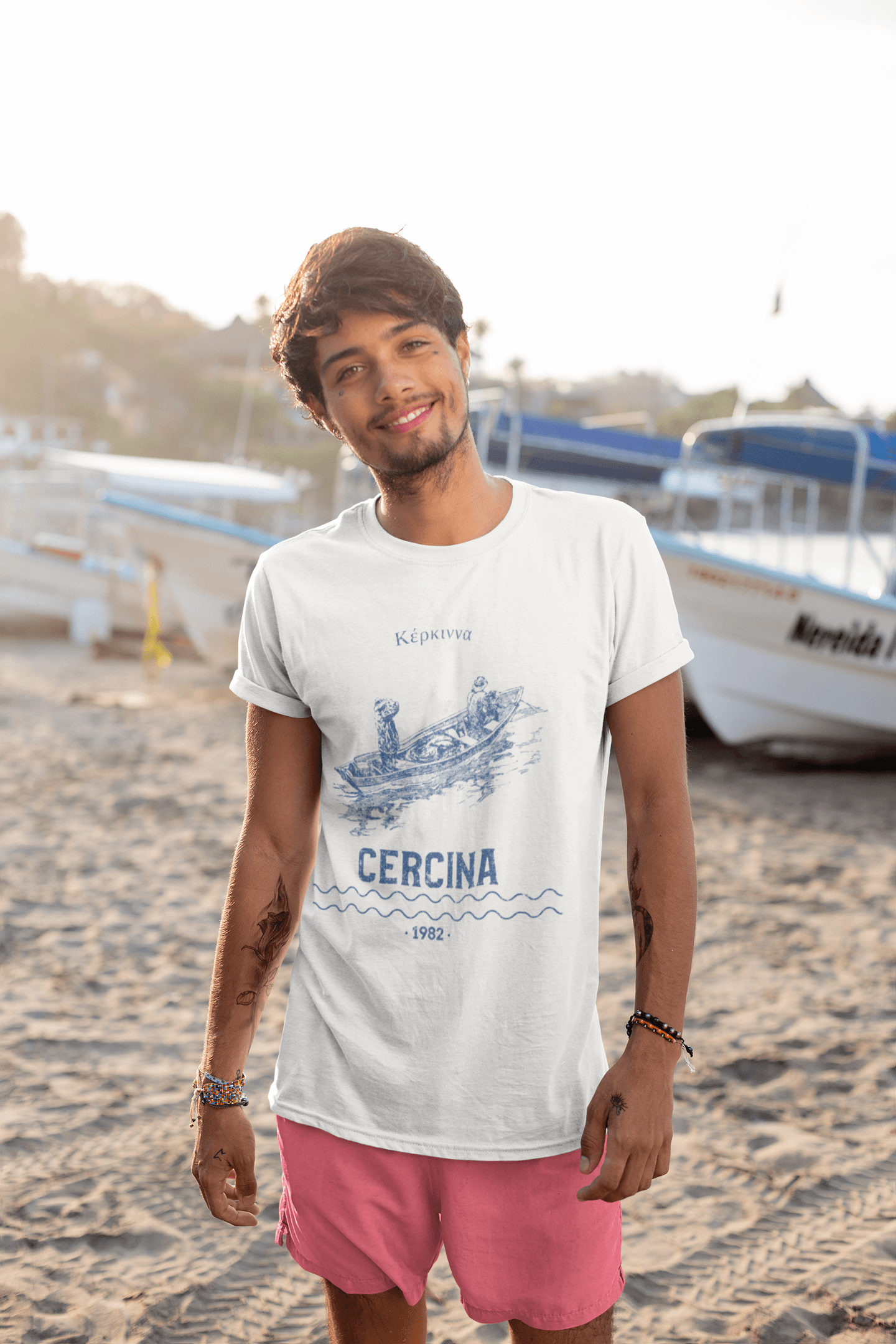 Cercina 1982 Classic Fit Crew Neck T-shirt