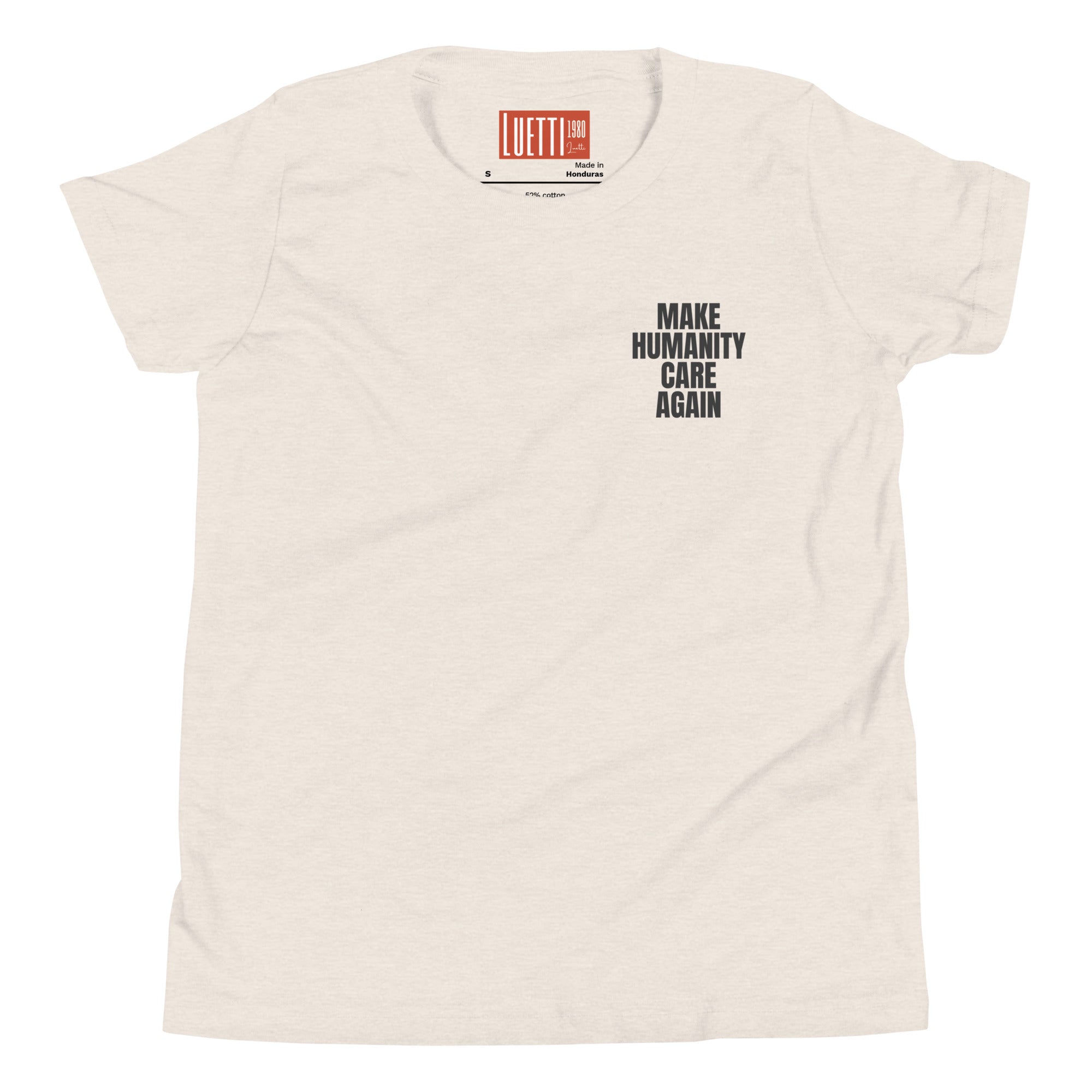 "Make Humanity Care Again" Youth Short Sleeve T-Shirt