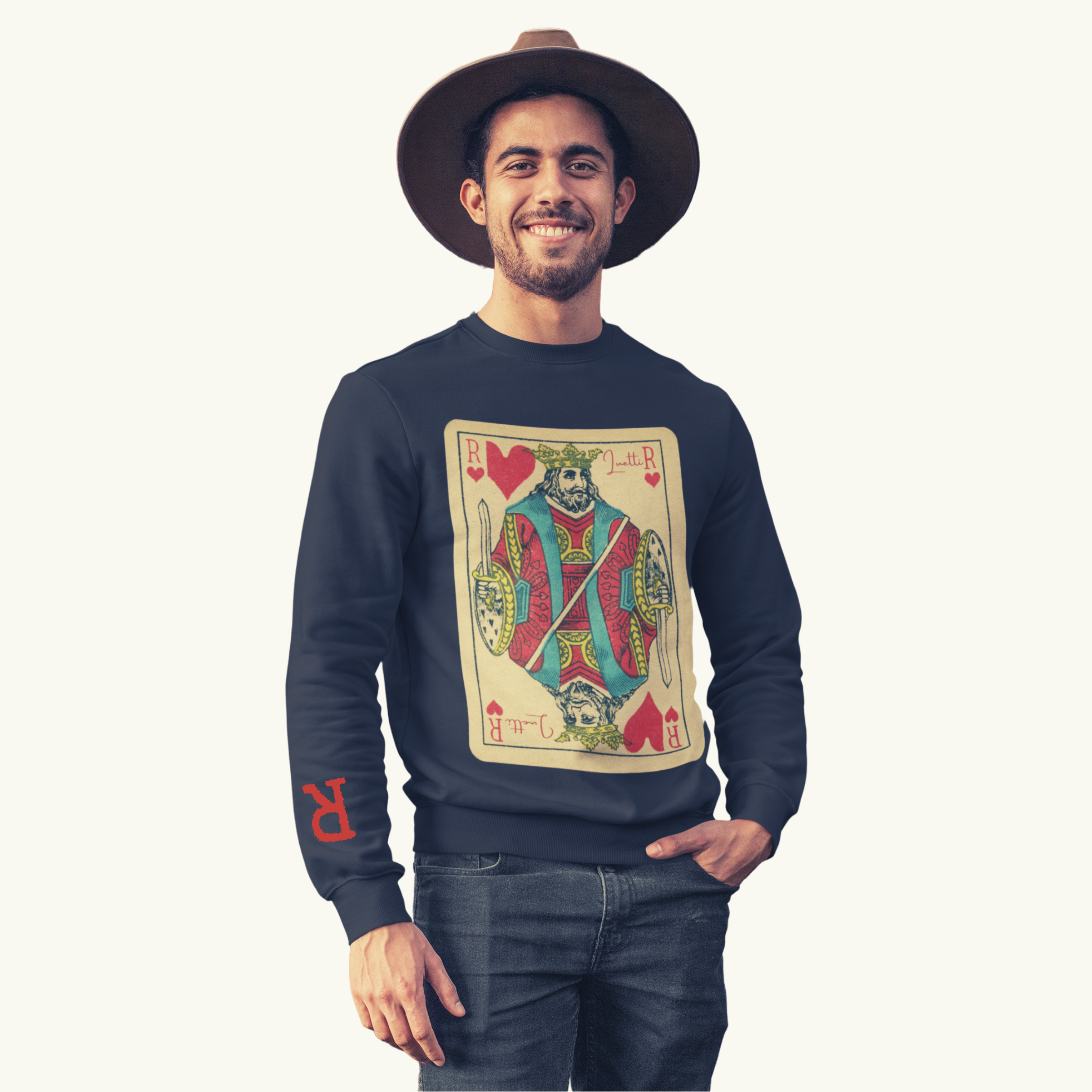 Vintage King Of Hearts Sweatshirt