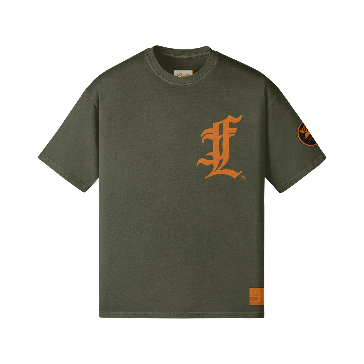 FL Old English Logo Oversized Unisex Washed T-shirt