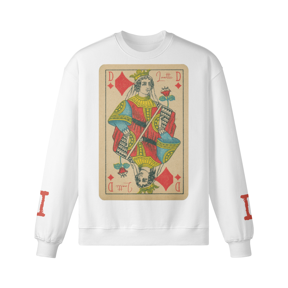 Luetti Vintage Queen Of Diamonds Sweatshirt