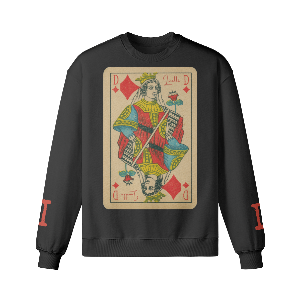 Luetti Vintage Queen Of Diamonds Sweatshirt