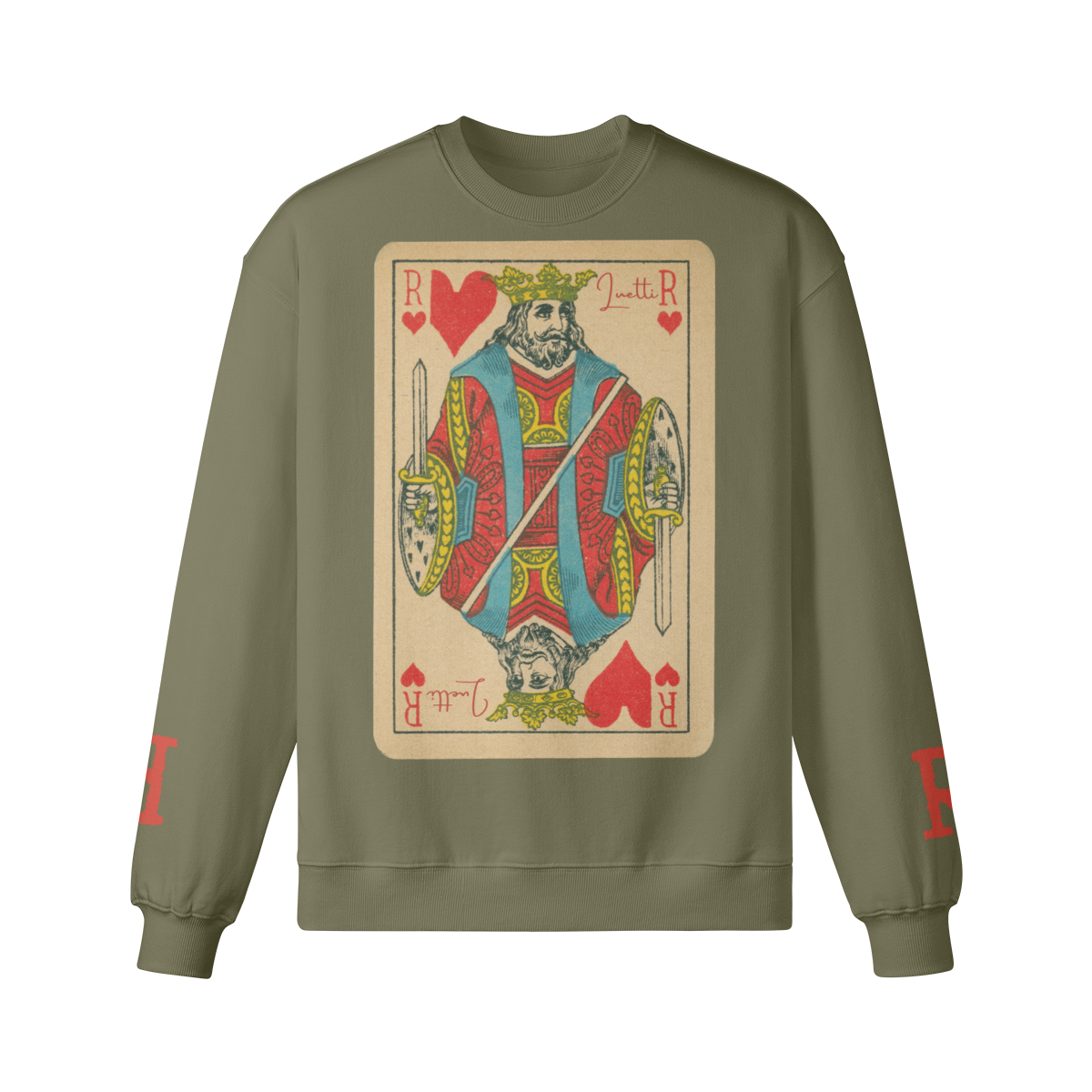 Vintage King Of Hearts Sweatshirt