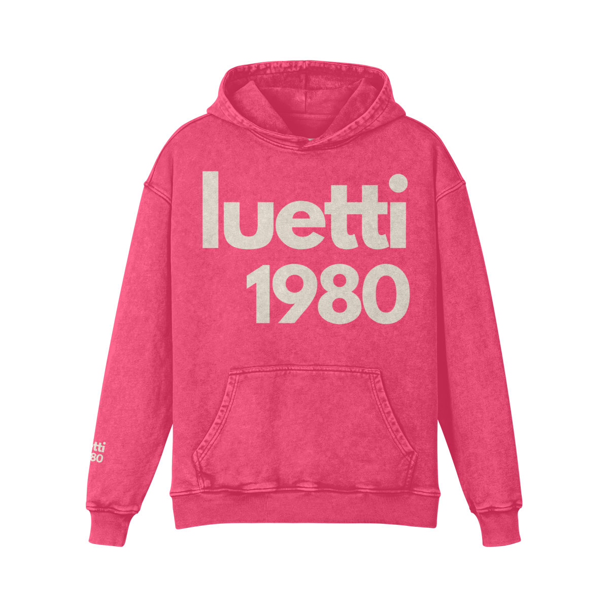 Luetti 1980 Super Heavyweight Oversized Faded Hoodie