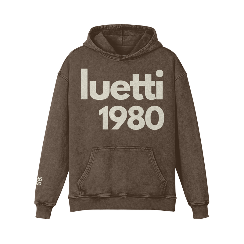 Luetti 1980 Super Heavyweight Oversized Faded Hoodie