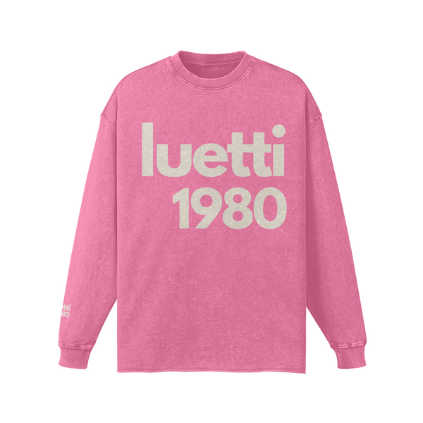 Luetti 1980 Raw Hem Faded Long Sleeve T-shirt