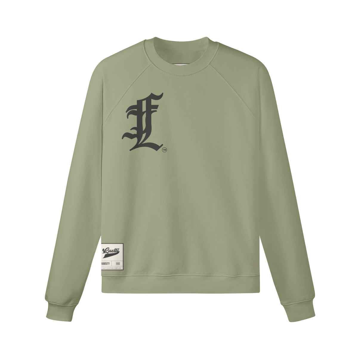 Luetti FL Logo Old English Raglan Sweatshirt