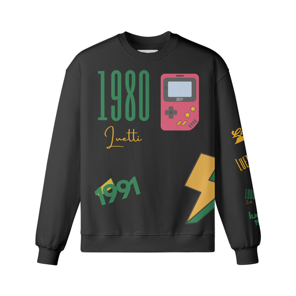 "1991"Retro Graphics Sweatshirt