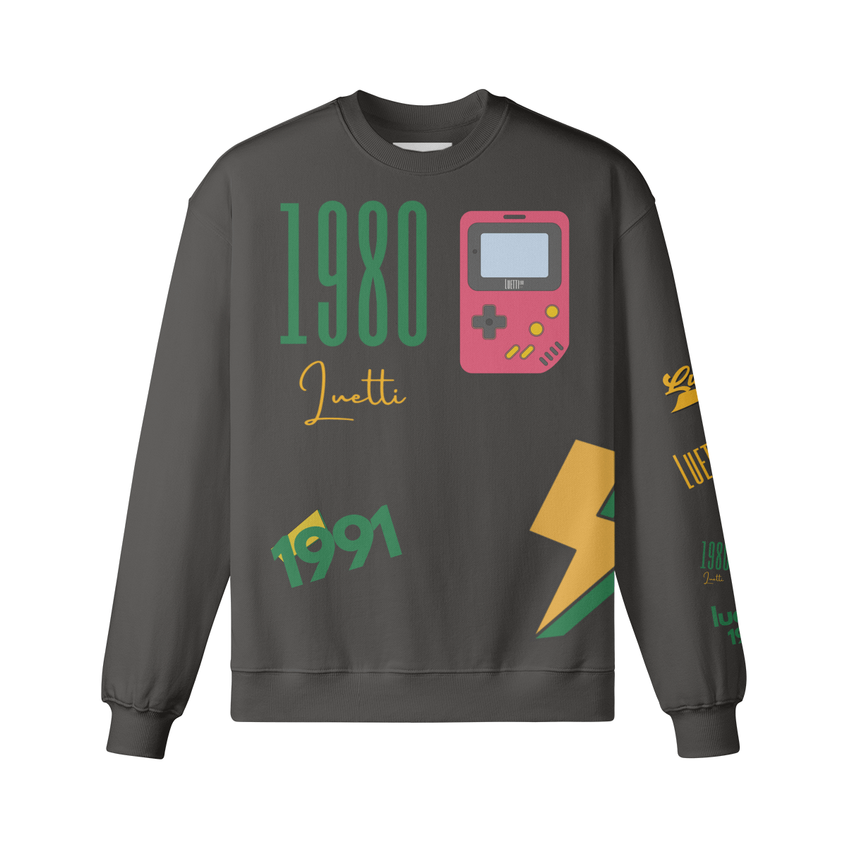 "1991"Retro Graphics Sweatshirt