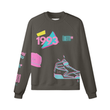 Retro "1993" Raglan Oversized Sweatshirt