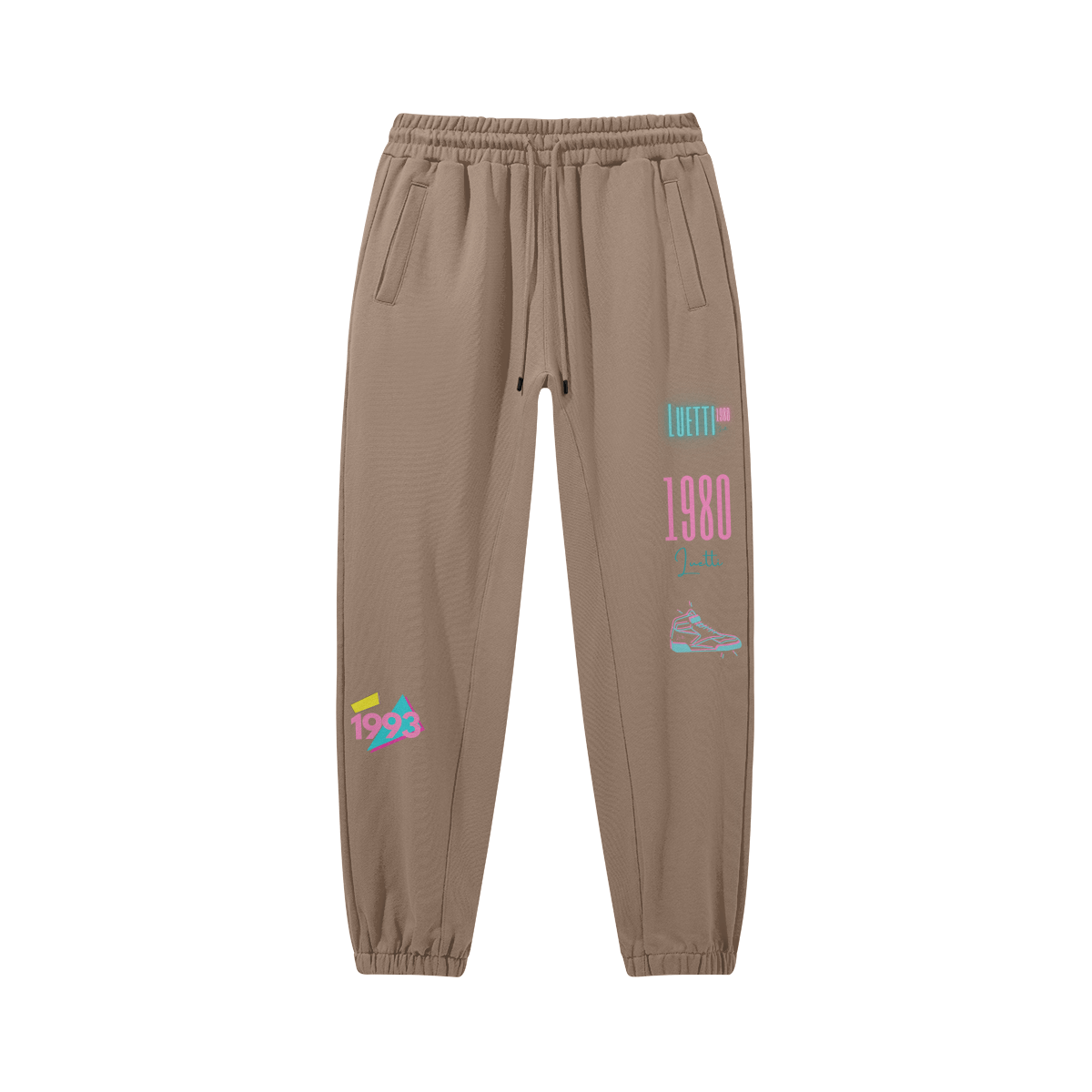 Luetti 1980 Vintage Retro "1993"  Baggy Sweatpants