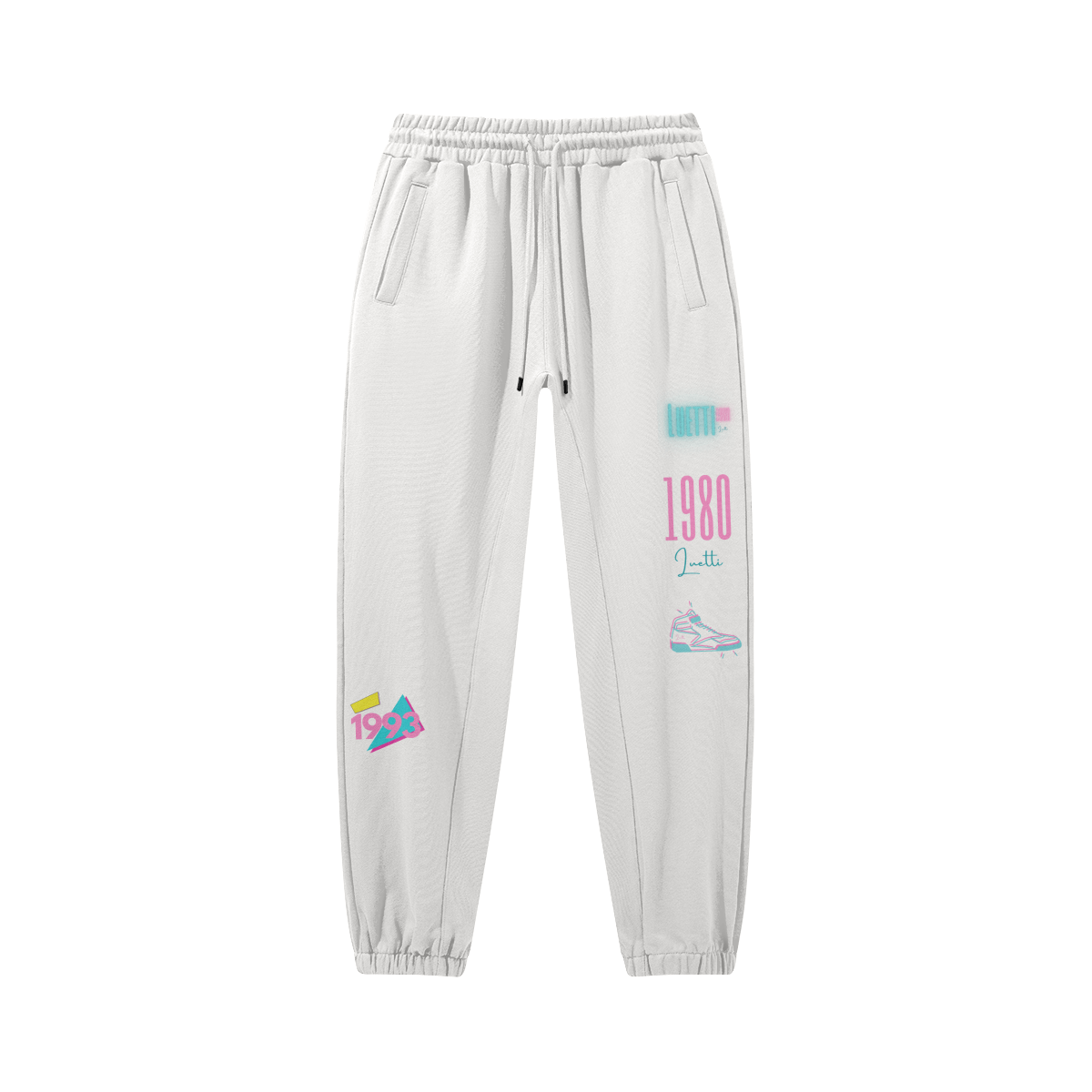 Luetti 1980 Vintage Retro "1993"  Baggy Sweatpants