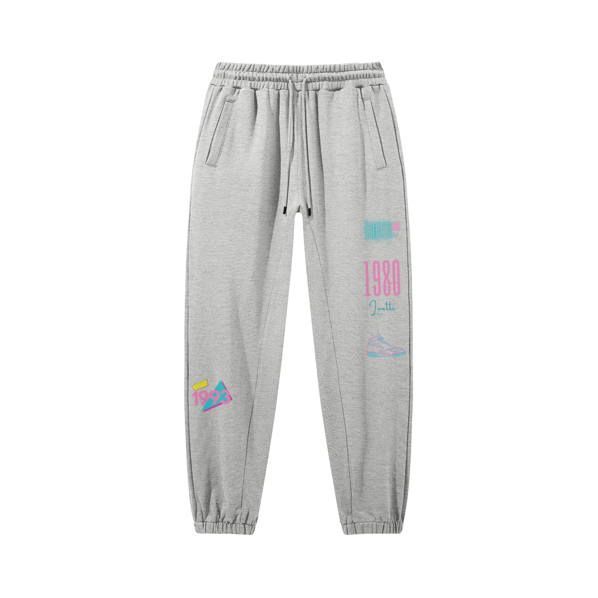 Luetti 1980 Vintage Retro "1993"  Baggy Sweatpants