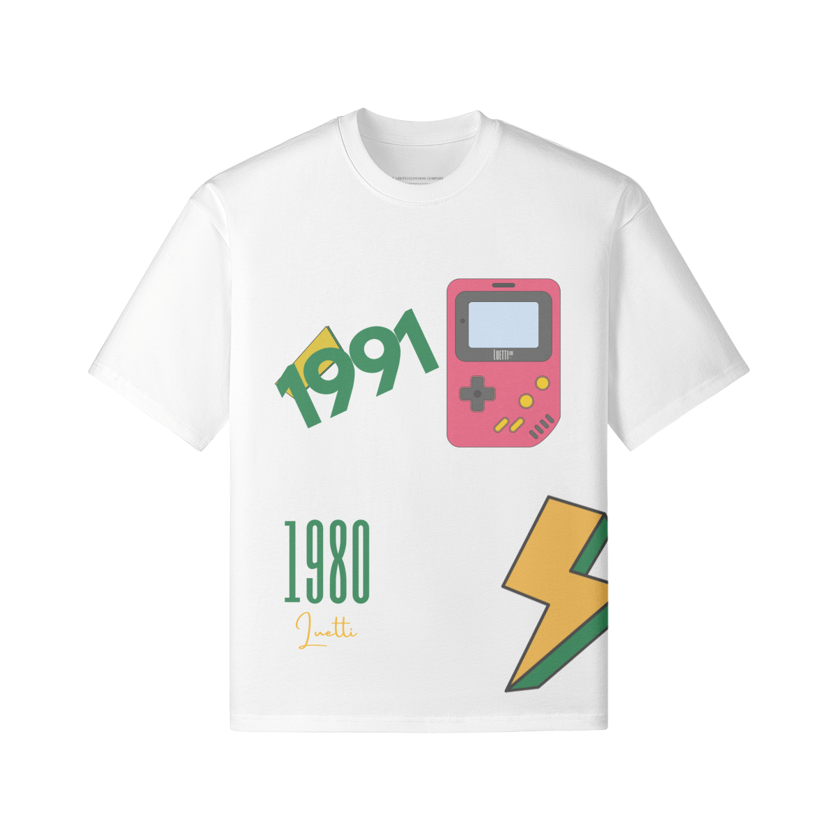 Luetti 1980 Retro "1991" Boxy T-shirt