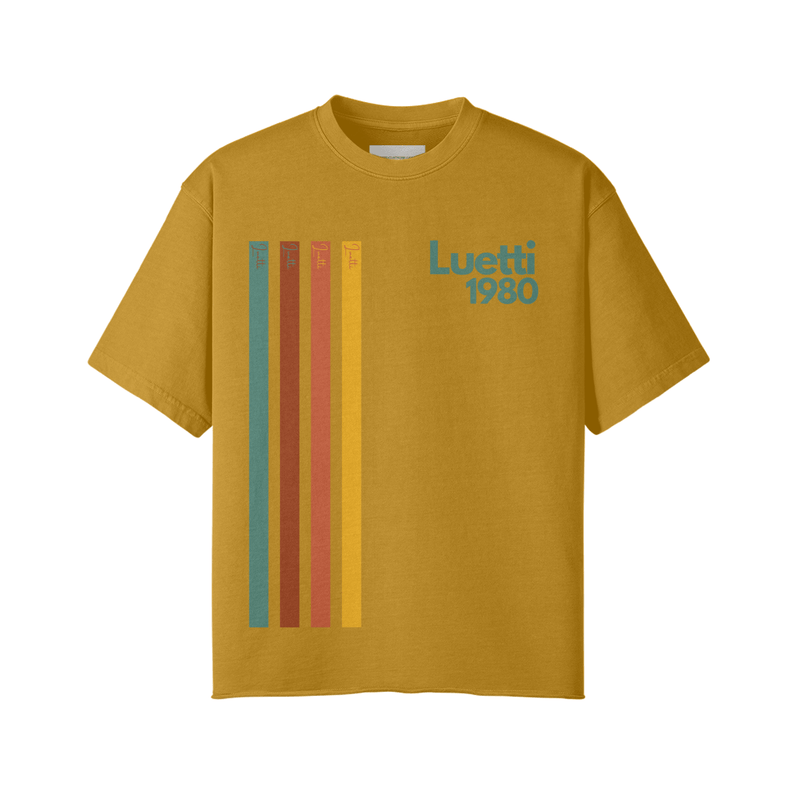 Luetti 1980 Vintage Faded Raw Hem T-shirt