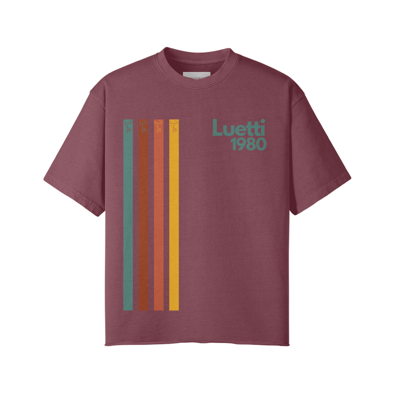 Luetti 1980 Vintage Faded Raw Hem T-shirt