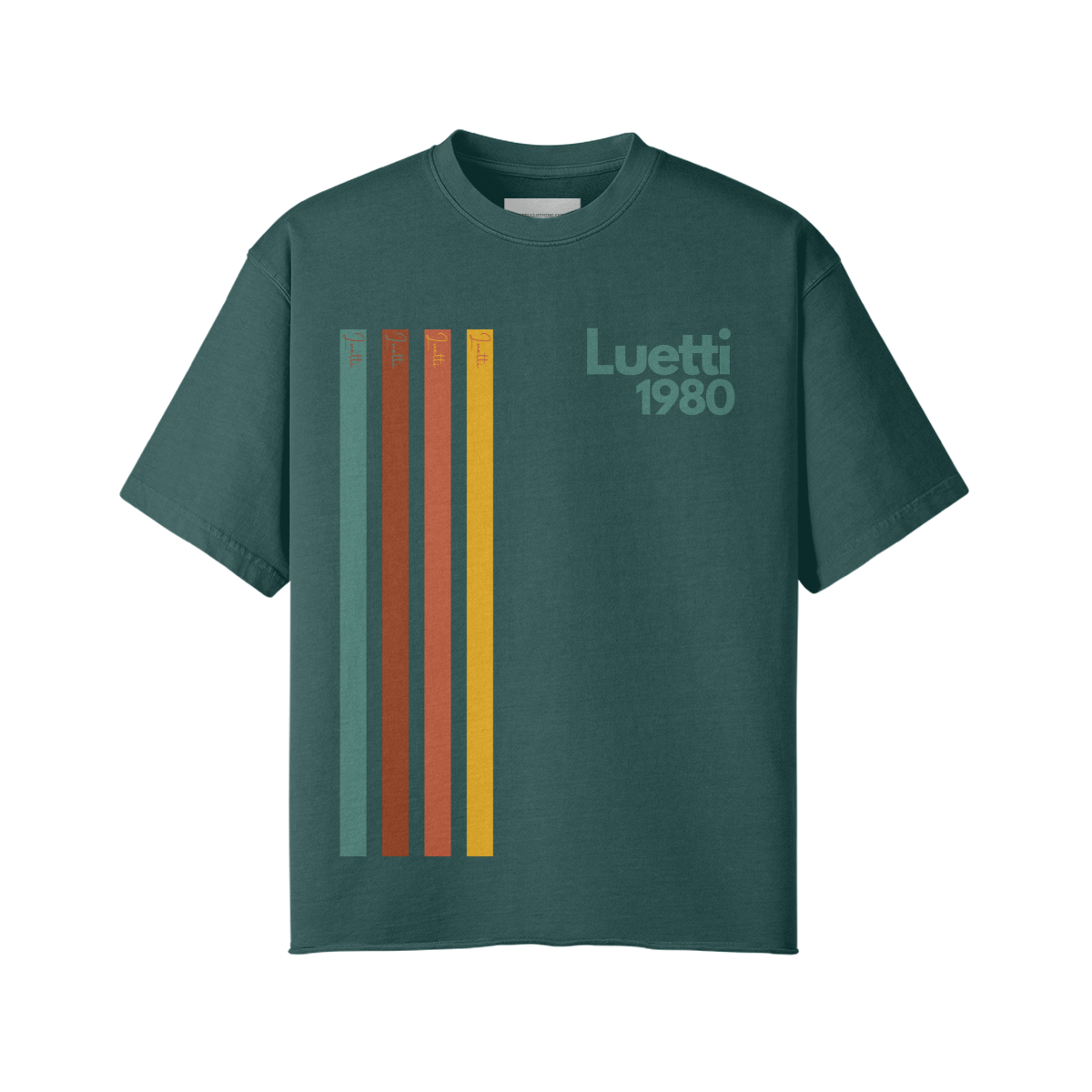 Luetti 1980 Vintage Faded Raw Hem T-shirt