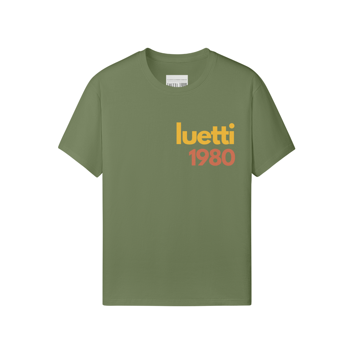 Yellow & Red Logo Luetti 1980 Unisex Classic Fit T-shirt