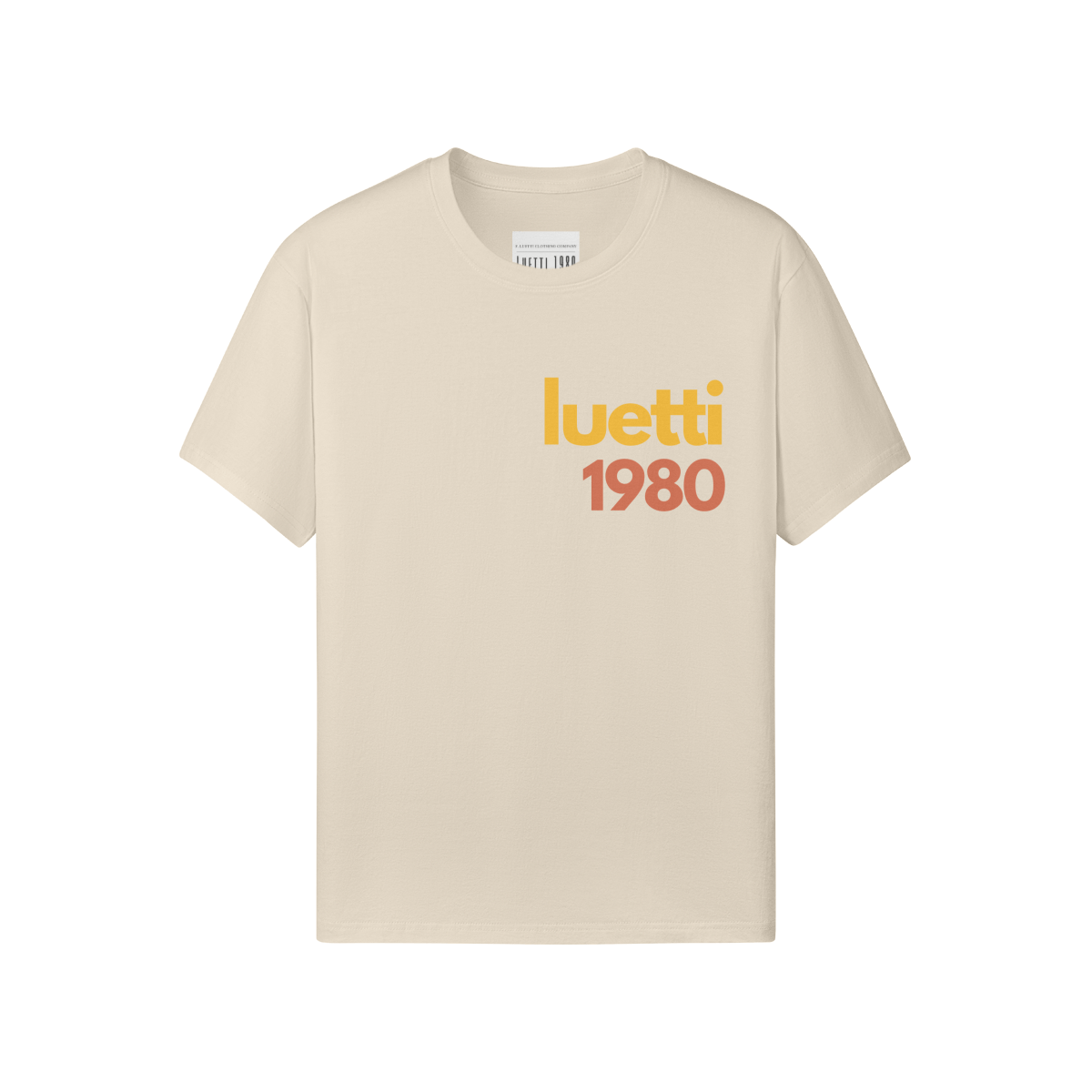 Yellow & Red Logo Luetti 1980 Unisex Classic Fit T-shirt