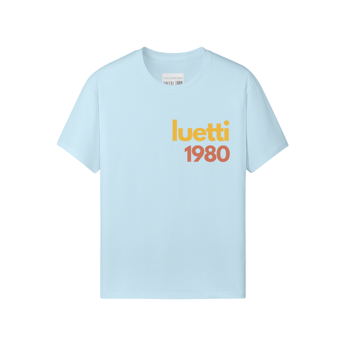 Yellow & Red Logo Luetti 1980 Unisex Classic Fit T-shirt