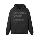 Luetti 1980 "Protect Your Peace" Heavyweight Oversized Retro Hoodie