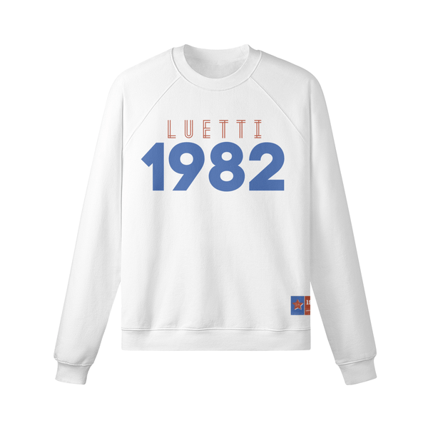 1982 Oversized Retro Raglan Sweatshirt