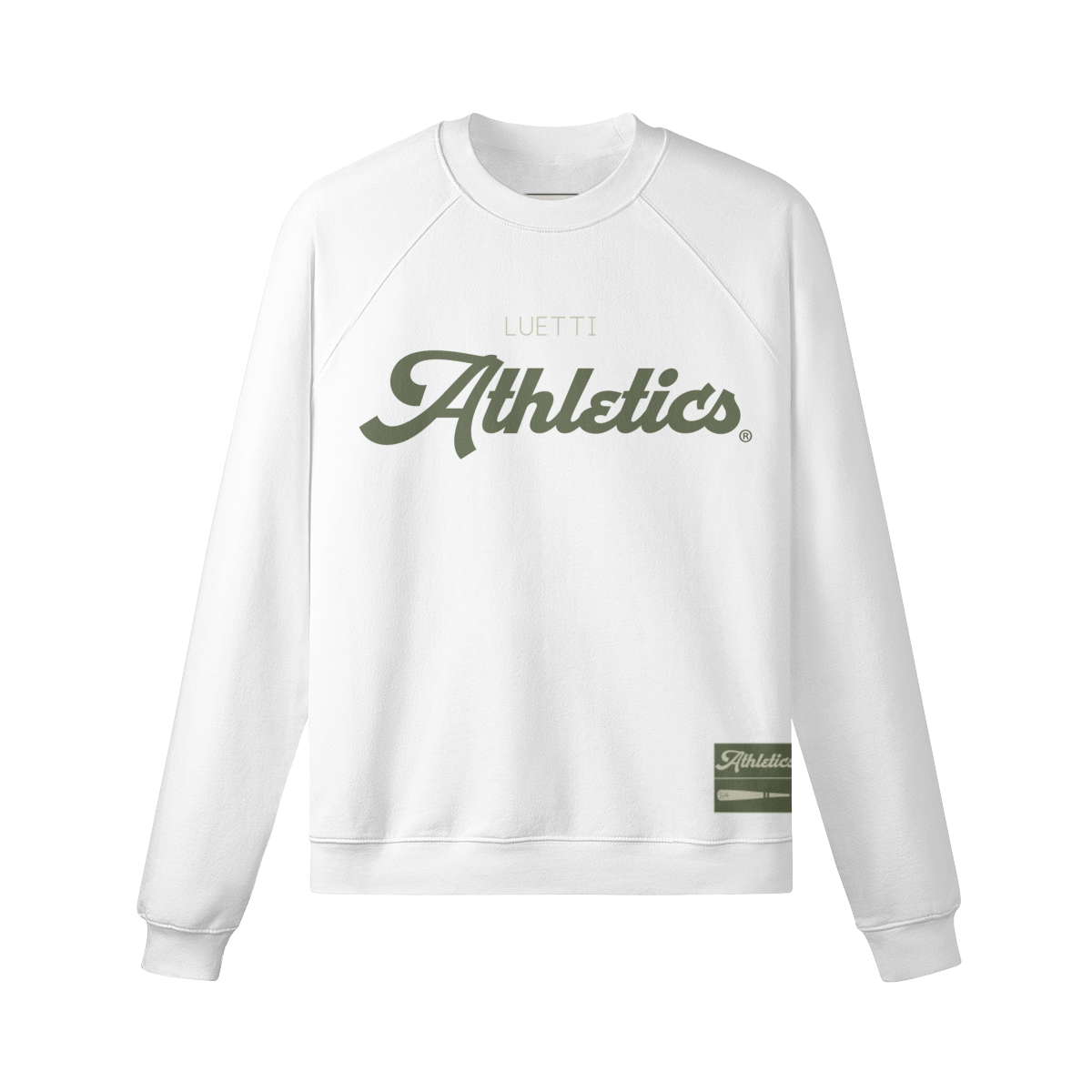 Vintage Athletics Raglan Fleece-lined Sweatshirt