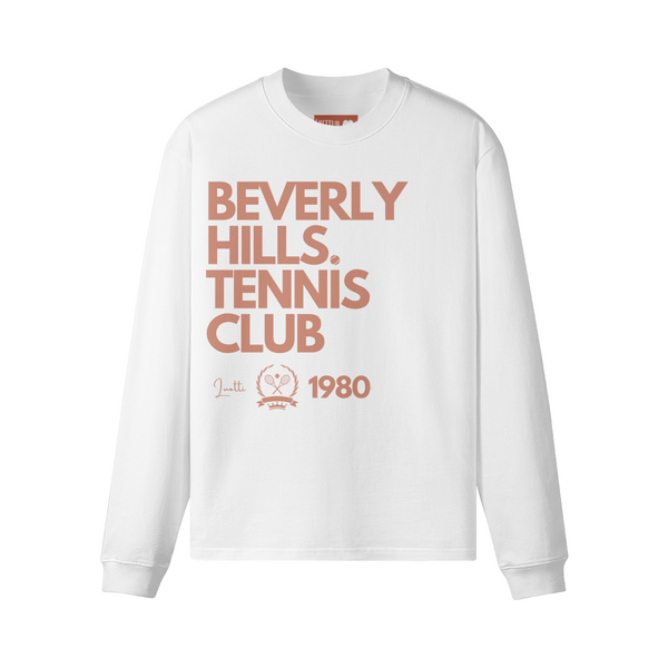 Retro Beverly Hills Tennis Club Loose Long Sleeve