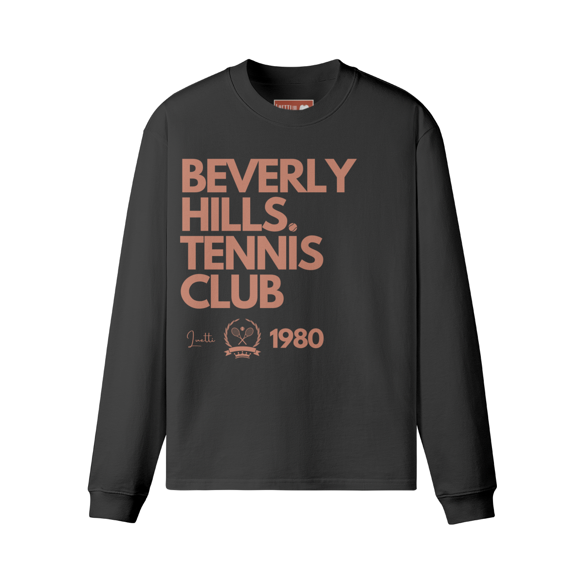 Retro Beverly Hills Tennis Club Loose Long Sleeve