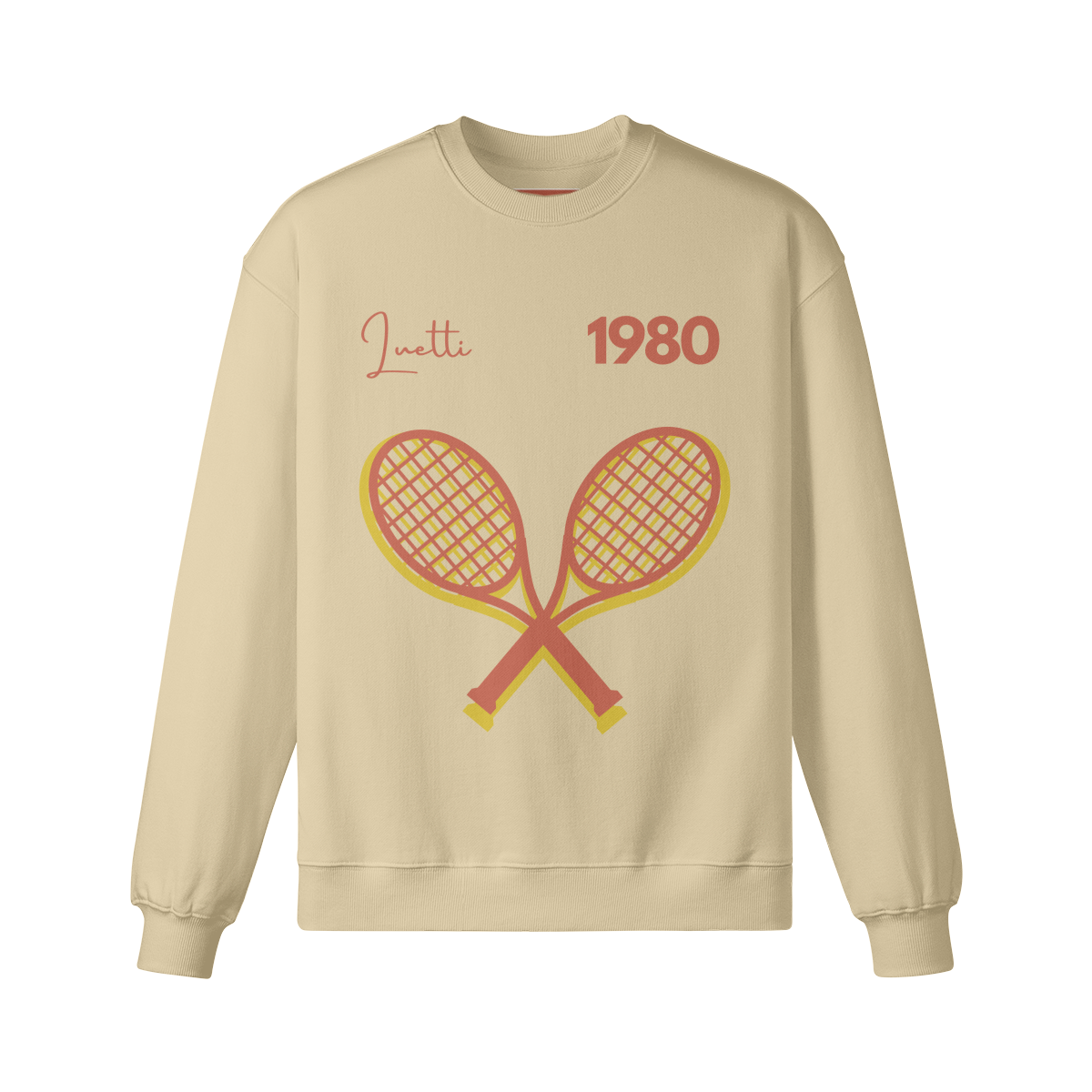 Luetti 1980 Retro Tennis Sweatshirt