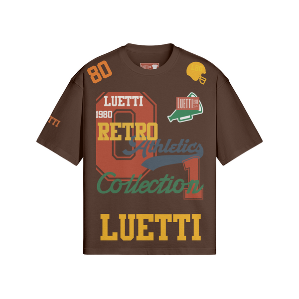 Limited Edition Retro Athletics Graphics Boxy T-shirt
