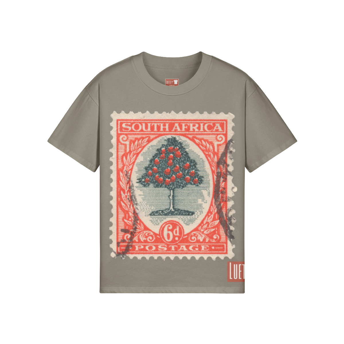 South Africa Stamp Oversized T-shirt