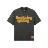 Berkeley Arabic Kufic Script Unisex Oversized Washed Crew Neck T-shirt